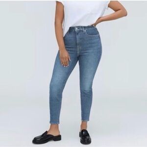 Everlane jeans the curvy way High rise skinny organic cotton Women's Jeans sz27